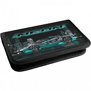 пенал lamark neon car, 1 отд., 130х200х30 мм, печать по ткани, на молнии