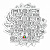 тетрадь 48л. а5 клетка erichkrause add color. in the sky, клетка