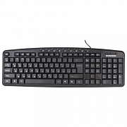 клавиатура проводная sonnen kb-8137, usb, 104 клавиши + 12 дополнительных, мультимедийная, черный, 5