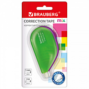 корректирующая лента 5мм*6м brauberg mix 229062