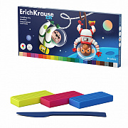 пластилин 24цв.432гр. erichkrause kids space animals +стек