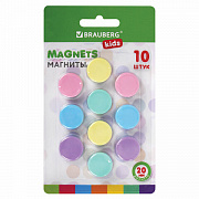 магнит д/доски 02см 10шт/уп brauberg kids "macaroons" 272520