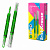 текстовыделитель двусторонний erichkrause visioline v-16 brush neon зеленый 60795