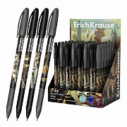 ручка шариковая erichkrause u-108 stick big city cats 1.0, ultra glide technology, синий 63104