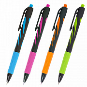 ручка шариковая авт. brauberg ultra-rt neon, синяя, 0,7 мм,143932