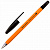 ручка шариковая brauberg m-500 orange, черный 0.7мм, линия письма 0,35мм 143449