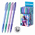 ручка шариковая erichkrause u-109 stick&grip pastel 0.7, ultra glide technology, синий 58111