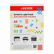 бумага цветная devente, ассорти, 5 цв.,, неон (син.,желт.,малин.,красн.,зел.) 75 г/м², 100 л.
