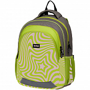 рюкзак berlingo bliss "neon star" 40*29*19см, 3 отделения, 2 кармана, анатомическая эва спинка