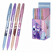 ручка шариковая erichkrause r-301 stick&grip manga 0.7, синий 63910