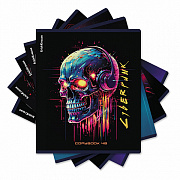 тетрадь 48л. а5 клетка erichkrause cyberpunk, клетка, металлизированная ламинация+твин-лак