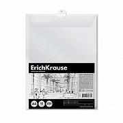 бумага для черчения в пластиковой папке erichkrause, art, а4, 10 листов, горизонтальная рамка