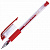 ручка гелевая brauberg extra gt needle красная, игольч.узел 0,5мм, линия 0,35мм, грип, 143921