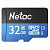карта памяти microsdhc 32 гб netac p500 standard, uhs-i u1, 80 мб/с (class 10), адаптер, nt02p500stn