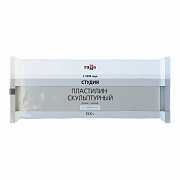 пластилин скульптурный гамма "студия", белый, мягкий, 1кг, пакет