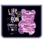 папка для тетрадей 1 отделение, а5, artspace "have fun", пластик, на молнии