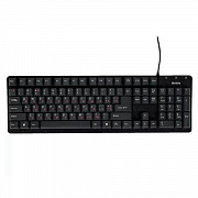 клавиатура проводная sven standard 301, usb, 104 клавиши, чёрная, sv-03100301ub