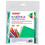 клеёнка настольная пифагор для уроков труда, пвх, зеленый, 69х40 см, 227057