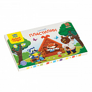 пластилин 18цв.216гр. мульти-пульти "енот в сказке" +стек