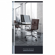 телефонная книга а5, 80л., 7бц, officespace "офис. open space", выборочный уф-лак, с высечкой
