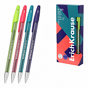 ручка гелевая erichkrause r-301 gel stick reef 0.5, синий 63136
