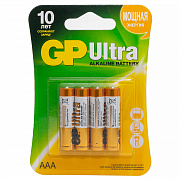 gp ultra, aaa (lr03, 24а), 4шт/уп gp 24au-2cr4