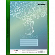 папка на 2-х кольцах 25мм lamark 0,60 мм, для портфолио, ассорти
