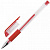ручка гелевая staff "everyday" gp-192 красный 0,5мм грип 141824