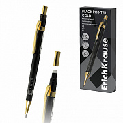 карандаш авт.0,5 erichkrause black pointer gold 60978