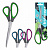 ножницы 19,0мм erichkrause easycut+ ergo, ассорти 44886