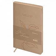 ежедневник недатированный, а5, 136л., кожзам, greenwich line "your choice. beige", тон. блок, цветно