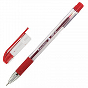 ручка шариковая brauberg max-oil, красная, игольчатый узел 0.7мм 142143 