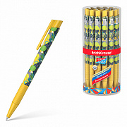 ручка шариковая авт. erichkrause colortouch matic&grip lime 0.7, синий 56128