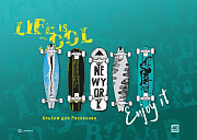 альбом для рисования 40л. а4 на склейке skateboard,  блок - офсет 100г/м