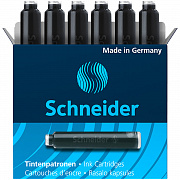 картриджи чернильные schneider черный, 6шт., картонная коробка