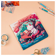 записная книжка 170*170мм 40л. meshu "cat`s symphonie", soft-touch ламинация, блок без линовки, 80г/