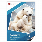 папка для черчения а3 24л.200 г/м2 lamark