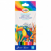 карандаши цветные гамма "классические", 12цв., картон. упак., 