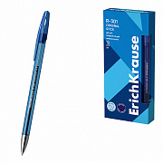 ручка гелевая erichkrause r-301 gel stick original 0.5, синий 40318