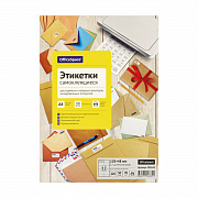 этикетки самоклеящиеся а4 50л. officespace, белые, 12 фр. (105*48), 70г/м2
