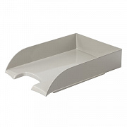 лоток горизонтальный brauberg "office style", 320х245х65 мм, серый, 237287