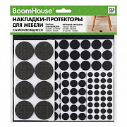 накладки-протекторы для мебели самоклеящиеся, набор 125 предметов, boomhouse, 701833