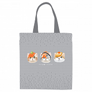 сумка-шоппер artspace"sushi cats", 31*39см. с карманом