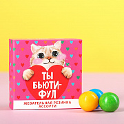 жевательная резинка с шипучкой «ты бьюти фул», 65 г [02 бьютифол] 7166205