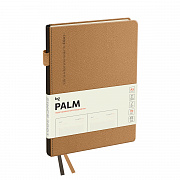 ежедневник недатированный, а5, 136л., твердый переплет, кожзам, bg "palm. coffee", кофейный