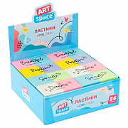 ластик artspace "colors", прямоугольный, 44*22*11мм