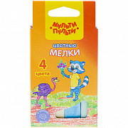 мелки цветные мульти-пульти "енот в австралии", 4цв., картонная коробка, европодвес