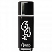 флеш-диск 64gb smartbuy glossy, usb 2.0