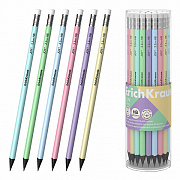 карандаш с ласт. erichkrause joy® pastel hb круглый пластиковый 55272
