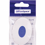 ластик officespace "profi xl", овальный, большой, термопластичная резина, пластик. держатель, 60*50*